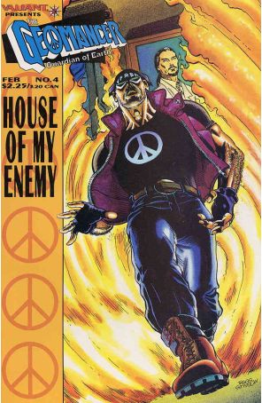 Geomancer 4 published by Valiant with cover art by Rags Morales