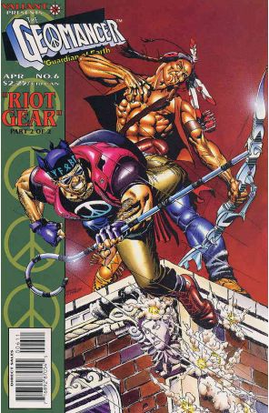 Geomancer 6 published by Valiant with cover art by Rags Morales