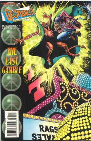 Geomancer 8 published by Valiant with cover art by Rags Morales