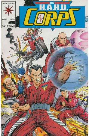 The H.A.R.D. Corps 1 published by Valiant with cover art by Jim Lee