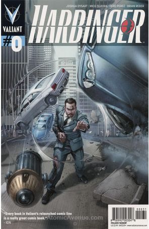 Harbinger (2nd Series) 0B published by Valiant with cover art by Clayton Crain