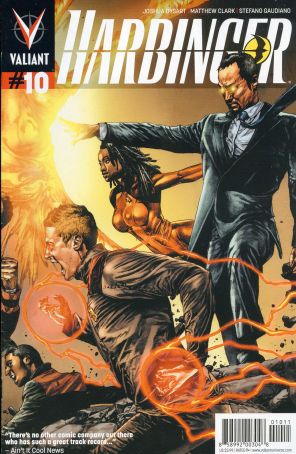 Harbinger (2nd Series) 10 published by Valiant with cover art by Mico Suayan