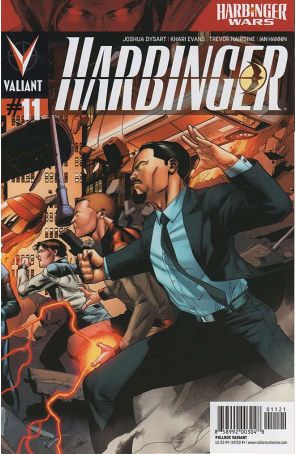 Harbinger (2nd Series) 11A published by Valiant with cover art by Clayton Henry