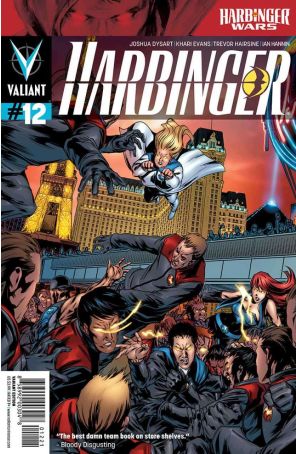 Harbinger (2nd Series) 12A published by Valiant with cover art by Khari Evans