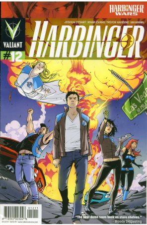 Harbinger (2nd Series) 12 published by Valiant with cover art by Amy Reeder