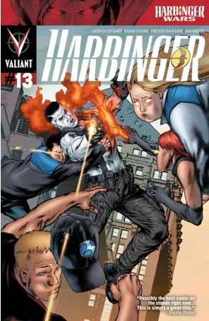 Harbinger (2nd Series) 13B published by Valiant with cover art by Khari Evans