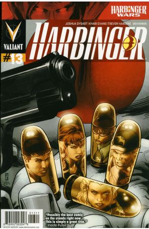 Harbinger (2nd Series) 13 published by Valiant with cover art by Patrick Zircher
