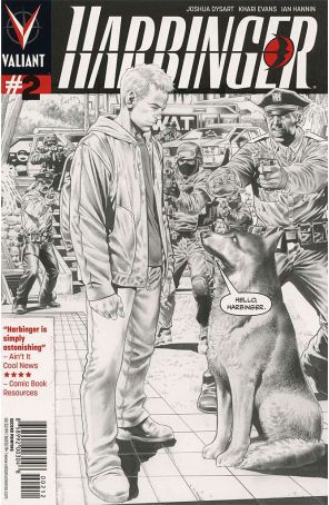 Harbinger (2nd Series) 2 (2nd) published by Valiant with cover art by Arturo Lozzi