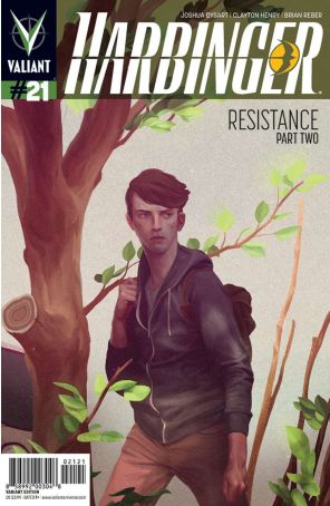 Harbinger (2nd Series) 21A published by Valiant with cover art by Zach Montoya