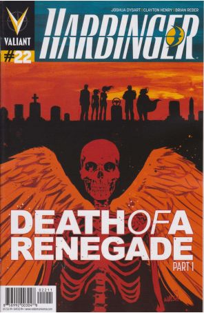 Harbinger (2nd Series) 22 published by Valiant with cover art by Michael Walsh