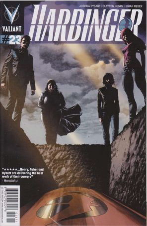 Harbinger (2nd Series) 23A published by Valiant with cover art by Mico Suayan