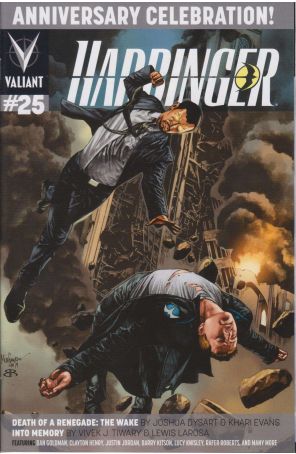 Harbinger (2nd Series) 25A published by Valiant with cover art by Mico Suayan