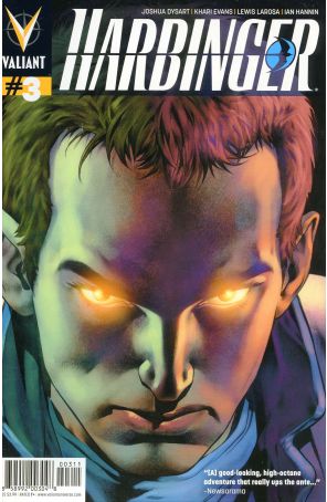 Harbinger (2nd Series) 3 published by Valiant with cover art by Arturo Lozzi