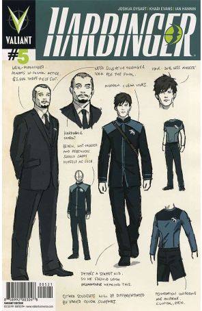 Harbinger (2nd Series) 5A published by Valiant with cover art by David Aja
