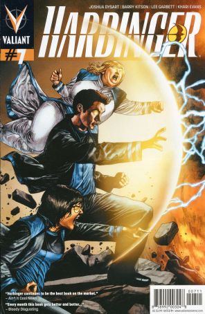 Harbinger (2nd Series) 7 published by Valiant with cover art by Mico Suayan