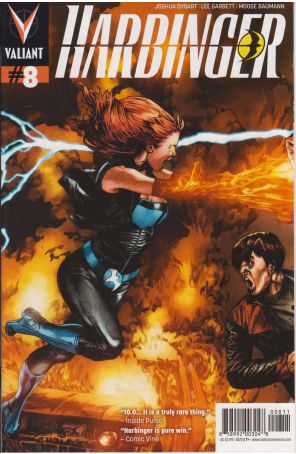 Harbinger (2nd Series) 8 published by Valiant with cover art by Mico Suayan