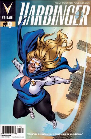 Harbinger (2nd Series) 9A published by Valiant with cover art by Khari Evans
