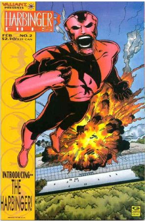 Harbinger Files 2 published by Valiant with cover art by George Saravia
