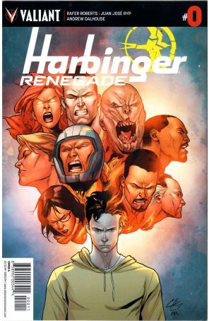 Harbinger Renegade 0A published by Valiant with cover art by Clayton Henry