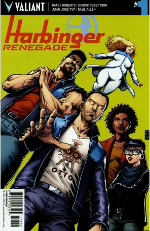 Harbinger Renegade 1 (2nd) published by Valiant with cover art by Darick Robertson