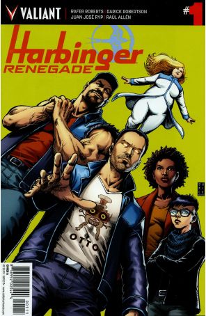 Harbinger Renegade 1A published by Valiant with cover art by Darick Robertson