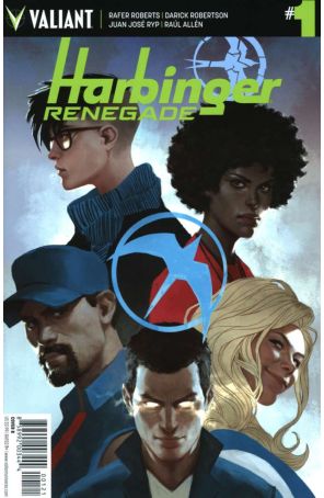 Harbinger Renegade 1B published by Valiant with cover art by Jelena Kevic-Djurdjevic
