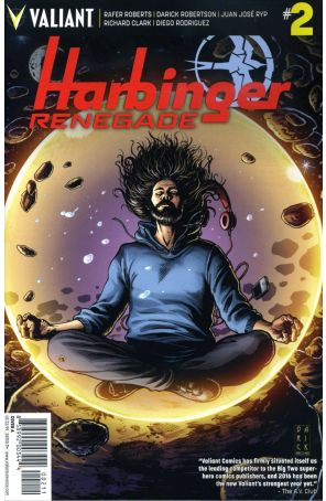 Harbinger Renegade 2A published by Valiant with cover art by Darick Robertson