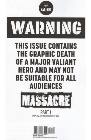 Harbinger Renegade 5 (2nd) published by Valiant with cover art by Darick Robertson
