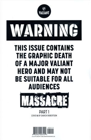 Harbinger Renegade 5A published by Valiant with cover art by Darick Robertson