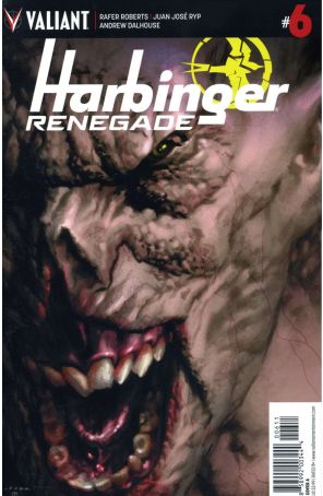 Harbinger Renegade 6A published by Valiant with cover art by Lewis Larosa