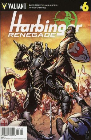 Harbinger Renegade 6B published by Valiant with cover art by Darick Robertson