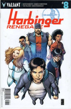 Harbinger Renegade 8A published by Valiant with cover art by Darick Robertson
