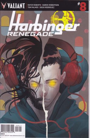 Harbinger Renegade 8B published by Valiant with cover art by Baldemar Rivas