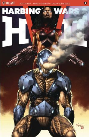 Harbinger Wars 2 4B published by Valiant with cover art by Mico Suayan