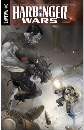 Harbinger Wars TPB 1 published by Valiant with cover art by Clayton Crain