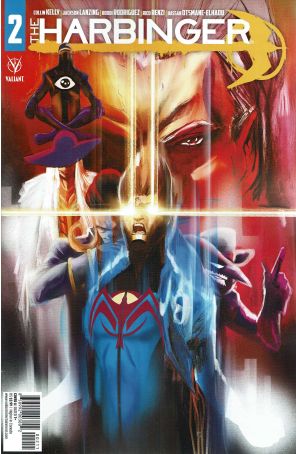 Harbinger (3rd Series) 2A published by Valiant with cover art by Robbi Rodriguez