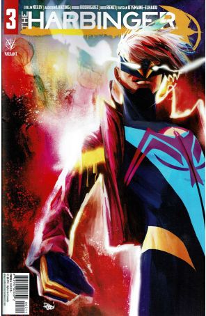 Harbinger (3rd Series) 3A published by Valiant with cover art by Robbi Rodriguez