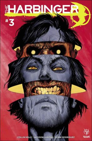 Harbinger (3rd Series) 3B published by Valiant with cover art by Adam Pollina