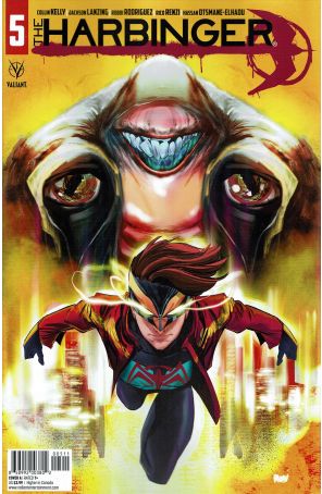 Harbinger (3rd Series) 5A published by Valiant with cover art by Robbi Rodriguez