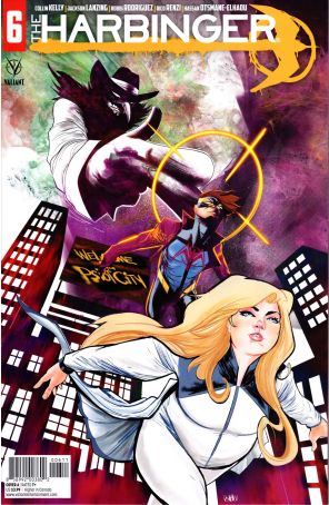 Harbinger (3rd Series) 6A published by Valiant with cover art by Robbi Rodriguez