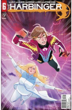 Harbinger (3rd Series) 6B published by Valiant with cover art by Marguerite Sauvage