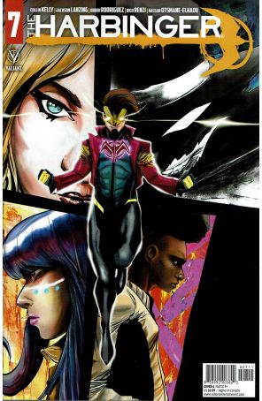 Harbinger (3rd Series) 7A published by Valiant with cover art by Robbi Rodriguez