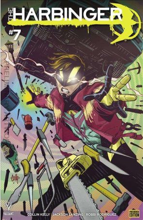 Harbinger (3rd Series) 7C published by Valiant with cover art by Cully Hamner