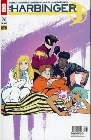 Harbinger (3rd Series) 8C published by Valiant with cover art by Caspar Wijngaard