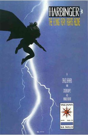 Harbinger 13 published by Valiant with cover art by David Lapham