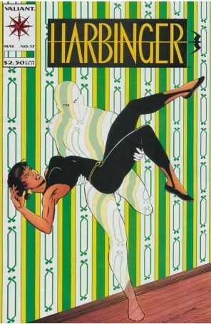Harbinger 17 published by Valiant with cover art by Howard Simpson
