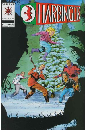 Harbinger 27 published by Valiant with cover art by Sean Chen