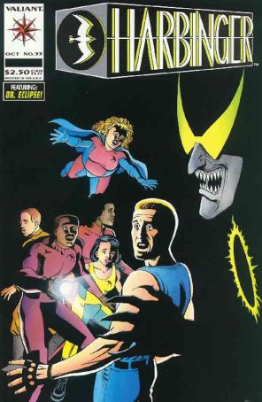 Harbinger 33 published by Valiant with cover art by Sean Chen