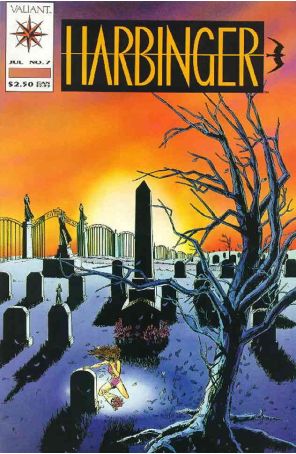 Harbinger 7 published by Valiant with cover art by David Lapham