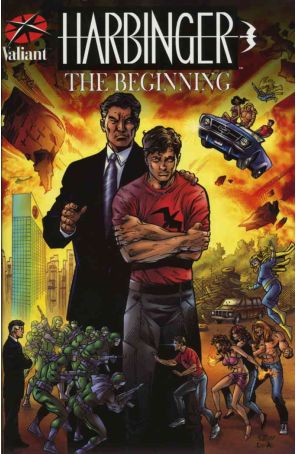 Harbinger Deluxe HC 1 published by Valiant with cover art by Bob Hall